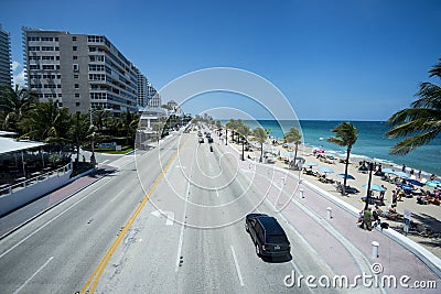 Fort Lauderdale Beach Editorial Stock Photo