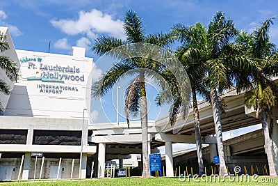 Fort Lauderdale Hollywood International Airport FLL Logo Editorial Stock Photo