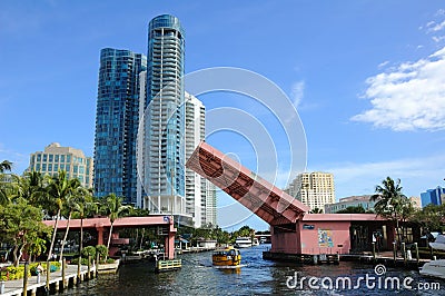 Fort Lauderdale Skyline Stock Photo