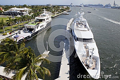 Fort Lauderdale Waterfront Editorial Stock Photo