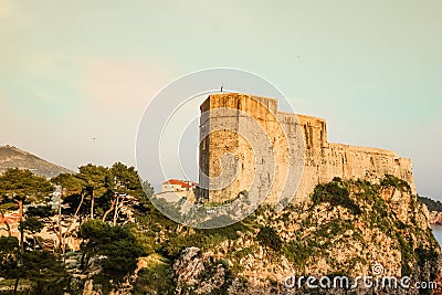 Fort Lovrijenac. Dubrovnik. Croatia Stock Photo
