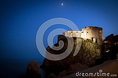 Fort Lovrijenac in Dubrovnik Stock Photo