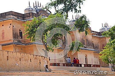 Fort Nakhargar in India Jaipur the historical museum Editorial Stock Photo
