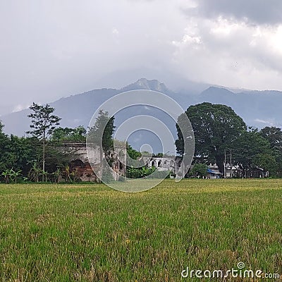 Fort Pendem Ambarawa or Fort Willem I, a Dutch heritage in Ambarawa, Central Java. built in 1834 - 1845 Stock Photo