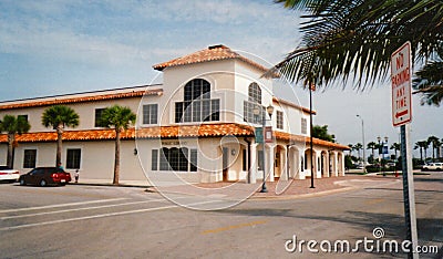 Fort Pierce Public Library - By The Sea Editorial Stock Photo