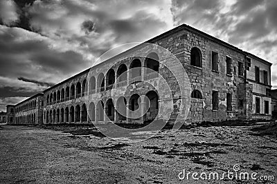 Fort Ricasoli Barracks Stock Photo