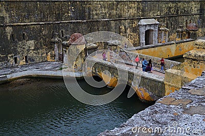 Fort San Juan de Ulua in Veracruz port, mexico VII Editorial Stock Photo