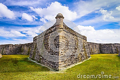 Fort in St. Augustine Stock Photo
