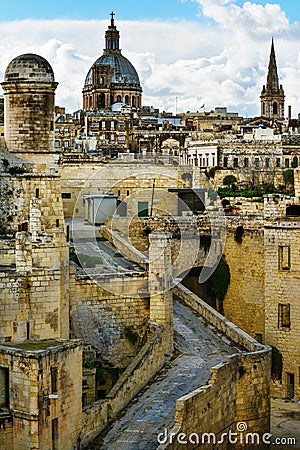 Fort St Elmo, Valletta, Malta Stock Photo
