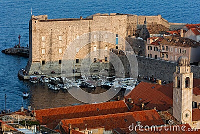 Fort of St. John in Dubrovnik, Croatia, Editorial Stock Photo