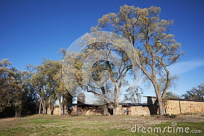 Fort Stanton New Mexico Horse Barns Editorial Stock Photo