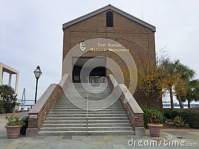 Fort Sumter National Monument Editorial Stock Photo