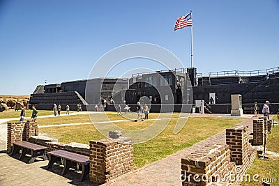 Fort Sumter National Monument in Charleston SC, USA Editorial Stock Photo