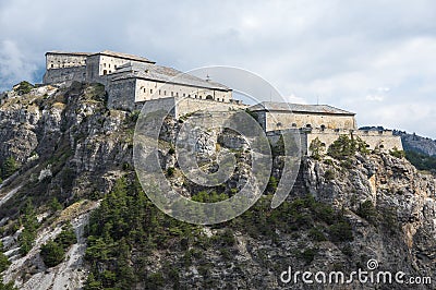 Fort Victor-Emmanuel in Vanoise National Park Stock Photo