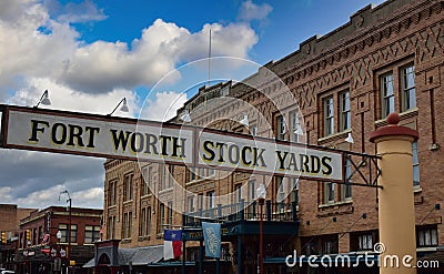 Fort Worth Stockyards Hotel Editorial Stock Photo