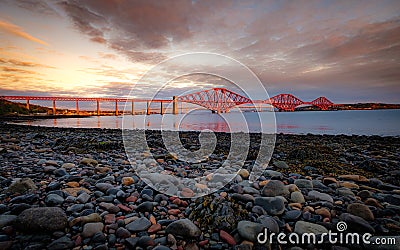 Forth Rail Bridge, Queensferry, Edinburgh Stock Photo