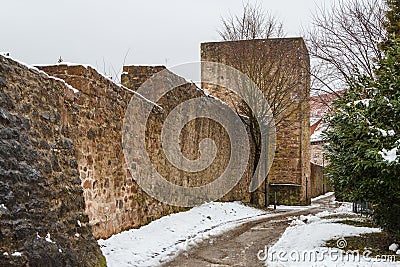 Fortifications of Steinau an der Strasse Stock Photo