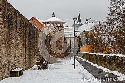 Fortifications of Steinau an der Strasse Stock Photo