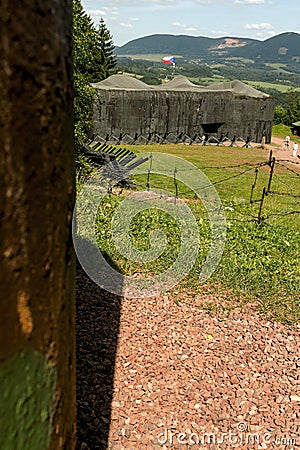 The fortified border Stock Photo