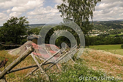 The fortified border Stock Photo