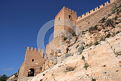 Fortified castle Stock Photo