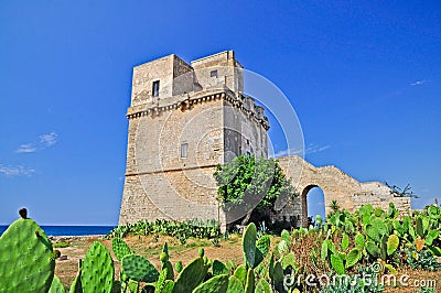 Fortified tower Stock Photo