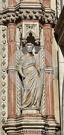 Fortitude statue in Venice Stock Photo