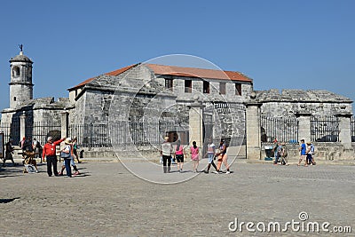 Fortless of Real Fuerza at Havana on Cuba Editorial Stock Photo