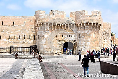 THE FORTRESS IN ALEXANDRIA Editorial Stock Photo