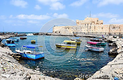 THE FORTRESS IN ALEXANDRIA Editorial Stock Photo