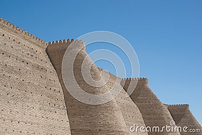 Fortress in Bukhara Stock Photo