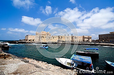 THE FORTRESS IN ALEXANDRIA Editorial Stock Photo