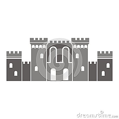 Fortress illustration Cartoon Illustration