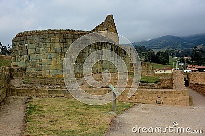 Fortress of Ingapirca Stock Photo