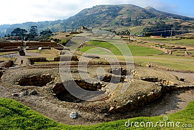 Fortress of Ingapirca Stock Photo