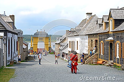 The Fortress of Louisbourg Editorial Stock Photo