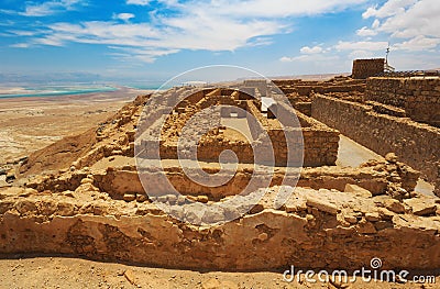 Fortress Masada, Israel Stock Photo