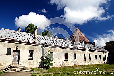 Fortress Oreshek Shlisselburg Stock Photo