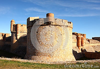 Fortress of Salses Stock Photo