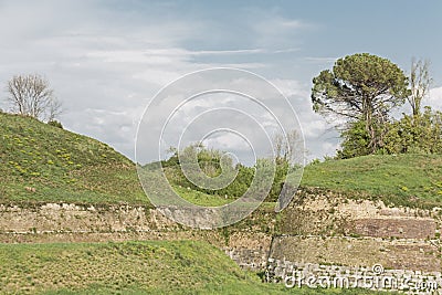Fortresses in Palmanova Stock Photo