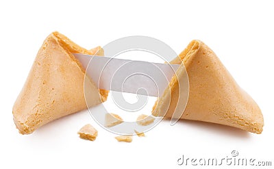 Fortune cookie Stock Photo