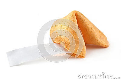 Fortune Cookie Stock Photo