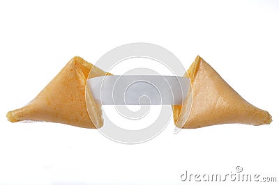 Fortune Cookie Stock Photo