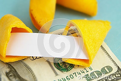 Fortune cookie Stock Photo