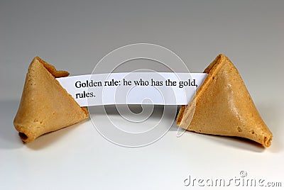 Fortune Cookie Stock Photo