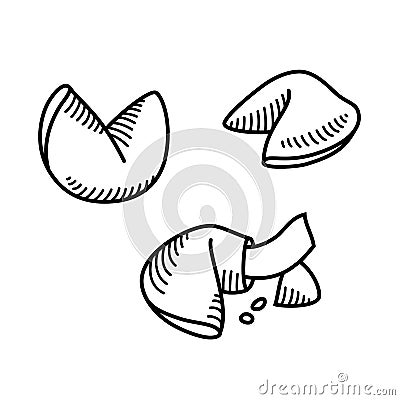 Fortune cookies Vector Illustration