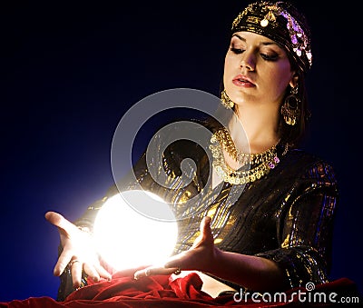 Fortune Teller Stock Photo