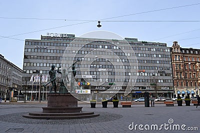 Forum shopping centre Helsinki , Finland Editorial Stock Photo