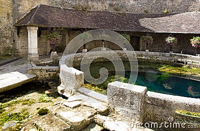 Fosse Dionne in Tonnerre Yonne France. Stock Photo