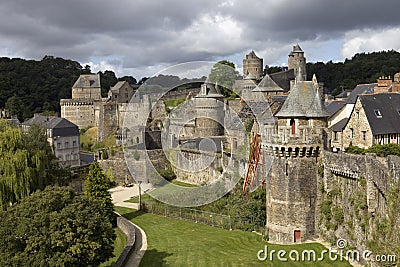 Fougeres Stock Photo